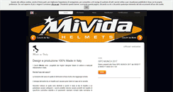Desktop Screenshot of mividahelmets.it